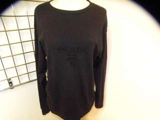  BLACK WOOL CREWNECK SWEATER LARGE.THIS IS A GREAT WINTER SWEATER 