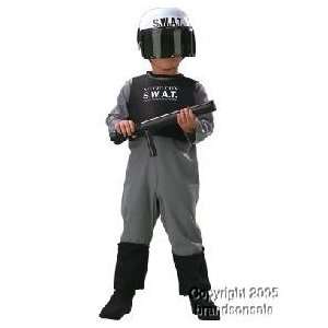  Childs Police SWAT Team Costume (Size:Medium 4 6): Toys 