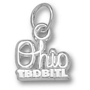   Script Ohio Tbdbitl 1/4 Pendant (Silver): Sports & Outdoors