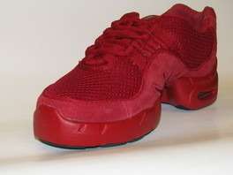 SALE Bloch red boost split sole jazz sneaker SO538L CLEARANCE  
