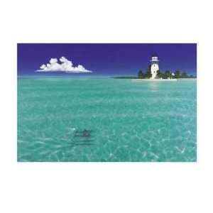  Boca Chita Lighthouse Poster Print