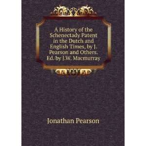   Pearson and Others. Ed. by J.W. Macmurray Jonathan Pearson Books