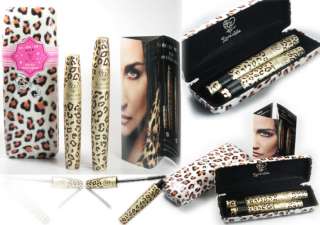 Leopard False Lashes Fiber Mascara Eyelash Grower  