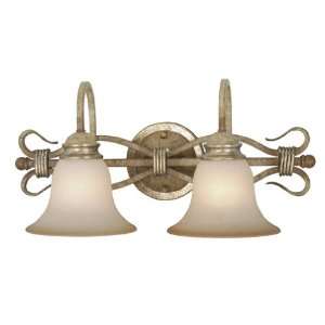  BE VLD002CA Berkeley 19 2 Light Bathroom Light in Corinthian Patina 