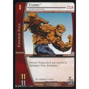   Thing, Heavy Hitter #063 Mint Foil 1st Edition English): Toys & Games