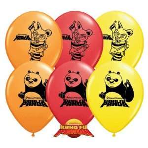   Balloons   6 Kung Fu Panda Latex Balloons  Toys & Games