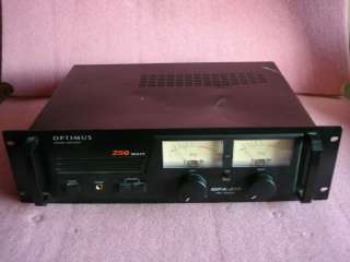 OPTIMUS STEREO AMPLIFIER 250 WATT MODEL MPA 250  