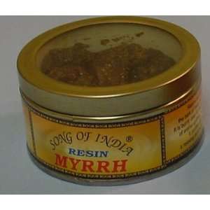   Myrrh   Song of India Resin Tin   Very High Quality