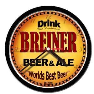  BREINER beer and ale cerveza wall clock: Everything Else