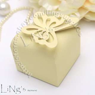 Butterfly Pattern Favour Gift Box Bomboniere Boxes Wedding Baby Shower 