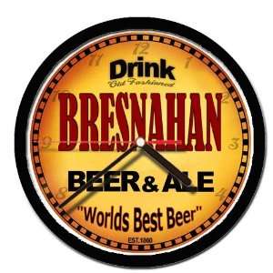  BRESNAHAN beer and ale cerveza wall clock: Everything Else