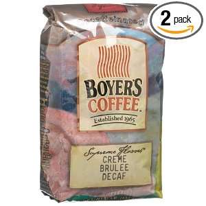 Boyers Coffee Creme Brulee Decaf, 16 Ounce Bags (Pack of 2)  
