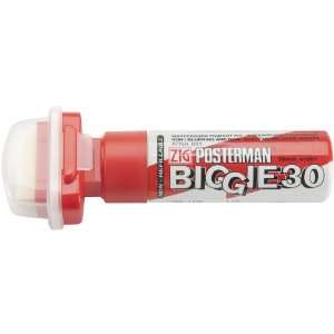  Zig 30mm Wide Posterman Biggie Tip Marker, Red: Arts 