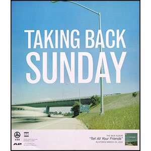  Taking Back Sunday   Posters   Limited Concert Promo