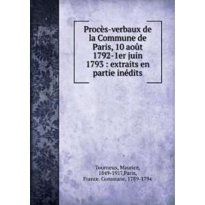   Maurice, 1849 1917,Paris, France. Commune, 1789 1794 Tourneux Books