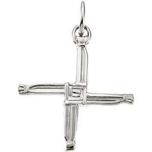   Gold 20.00X20.00 mm St. Bridgets Cross Pendant CleverEve Jewelry