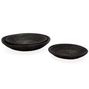  Torre & Tagus Kito Woven Round Trays, Set of 3: Home 