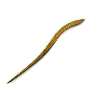   Handmade Lignum vitae Wood Carved Hair Stick Sway 7 inches Beauty