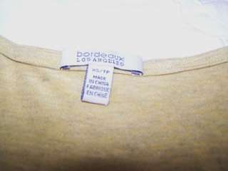 Anthropologie Bordeaux Los Angeles Pleated Top XS NWOT  