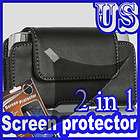   LEATHER CASE POUCH LCD PROTECTOR 4 SAMSUNG T839 SIDEKICK 4G BLACK3