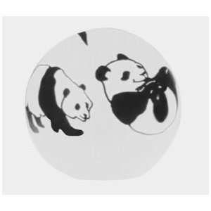  Correia Designer Art Glass, Paper Weight Pandas: Home 