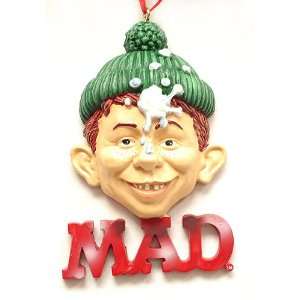  Mad Magazine Alfred Face 4 Christmas Ornament #W3217 