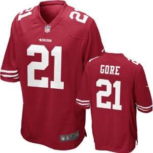 Youth Jersey: Home Red Game Replica #21 Nike San Francisco 49ers Youth 