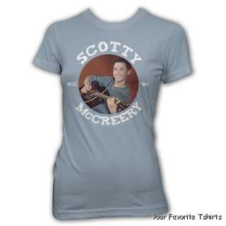 Licensed SCOTTY MCCREERY NC93 With Guitar Junior Shirt S XL  