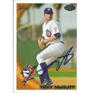  Trey McNutt Signed 2010 Topps Pro Debut Card Cubs Sports 