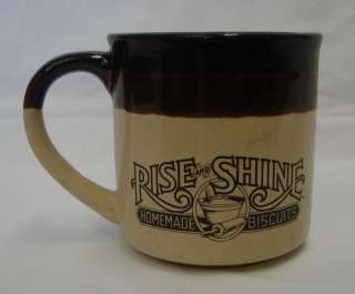 Vintage 1984 Hardees Rise Shine Biscuits Coffee Cup Mug  