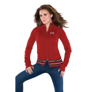 Chicago Bulls Womens Full Zip Sweater Mix Jacket   by 