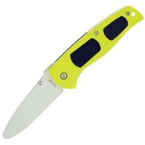  RAM Knives   Training Knife, Yellow Handle w/Black Grip 