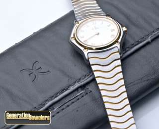   Wave Classic 166901 Stainless Steel 18K Gold Womens Swiss Watch  