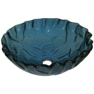  Bionic 6356 Blue Rippled Vessel Sink