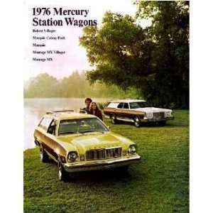 1976 MERCURY STATION WAGON Sales Brochure Book Automotive