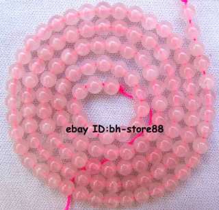 3mm natural rose quartz Round Small loose Beads 15.5  