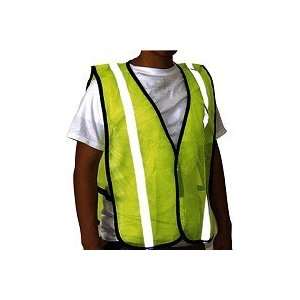  Yellow Safety Vest w/ Reflective Stripes 