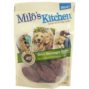  Milos Kitchen Sausage Slices   3 oz: Pet Supplies