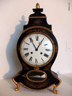 Antique French Style Bracket Wall Clock with Shelf  