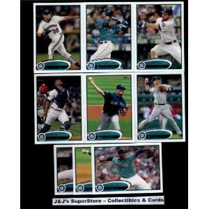  2012 Topps Seattle Mariners Team Set (Series 1)   9 Cards 