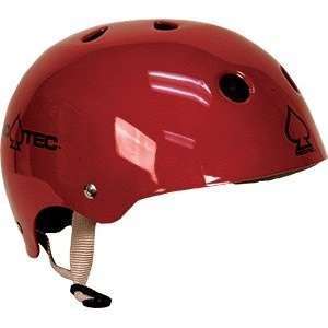PRO TEC Classic Skate 2 Stage Liner Deep Red X Large Skateboard Helmet