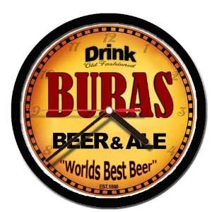  BURAS beer and ale cerveza wall clock: Everything Else