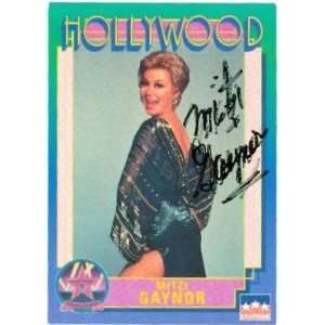 Mitzi Gaynor Autographed Hollywood Walk of Fame Trading Card  