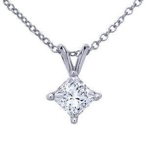   Solitaire Pendant with Chain (0.33 ct) Sea of Diamonds Jewelry
