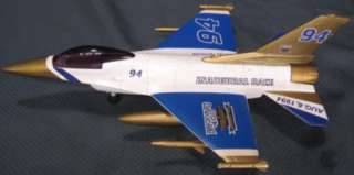 1994 Brickyard 400 F 16 Airplane Ltd Ed Diecast Bank  
