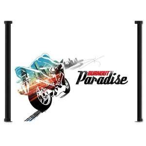  Burnout Paradise Game Fabric Wall Scroll Poster (21x16 