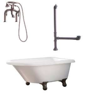   ORB Brighton Deck Mounted Faucet Package Soaking Tub: Home Improvement