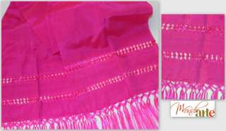 Light Mexican REBOZO (SHAWL, Scarf). NEW. RAYON. Bright Colors  