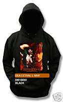 Death Note DEA LETHAL Black Hoodie ALL SIZE S XL  