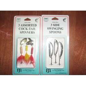   Cocktail Fishing Spinners and Side Swinging Spoons: Sports & Outdoors